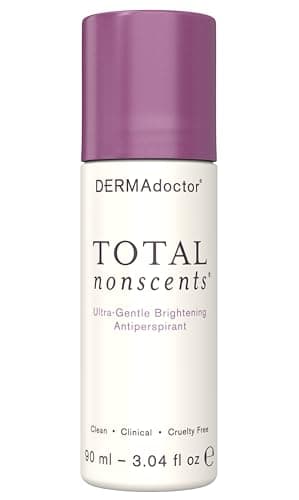 DERMAdoctor Antiperspirant for Women Sensitive Skin, Total NonScents Ultra-Gentle Illuminator, Unscented Clinical Strength Antiperspirant Deodorant for Men & Women; Hypoallergenic Roll On - 3.04 oz - Image 1