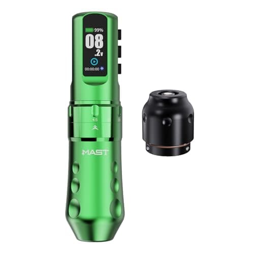Mast Tattoo Flip4 Pro Wireless Cord Tattoo Gun Machine Pen 2.5mm-4.5mm Strokes Length Coreless Motor Power by Mcore for Lining Shading Coloring - Image 1