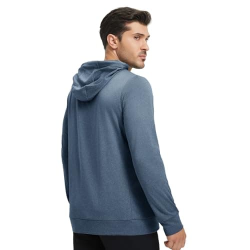 M MAELREG Stretch Moisture Wicking Pullover Hoodies For Men Causual Workout Dry Fit Golf Mens Sweatshirt Hoodies - Thumbnail 3
