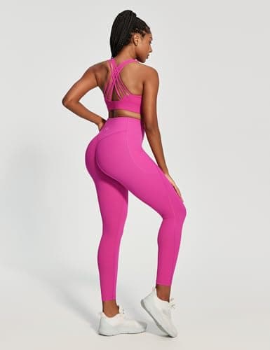 IUGA Scrunch Butt Lifting Leggings for Women Workout Tummy Control No Front Seam Compression Leggings with Pockets Yoga Pants - Thumbnail 5