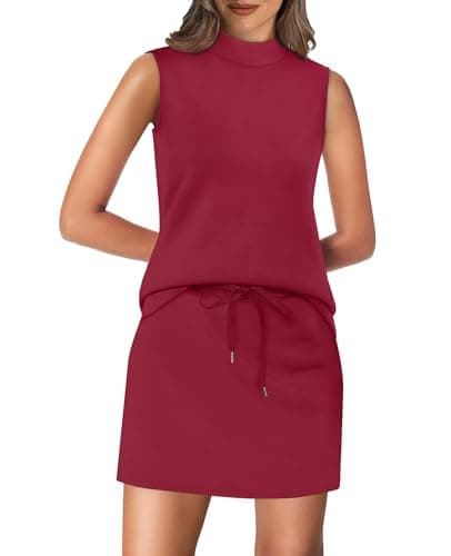 XIEERDUO Summer Sets Women 2 Piece Outfits Matching Skort Skirt Sets Tennis Dresses Traval Beach Fashion Vacation Fashion Clothing 2025 S - Image 1