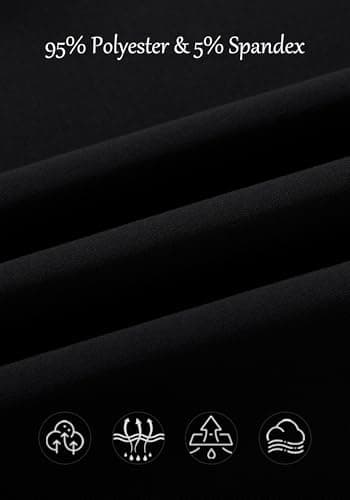 YEZEX Women's Scrub Set, V-Neck Top & Straight Leg Pants w/ 6 Pockets, Medical Scrubs Top & Pants - Thumbnail 5