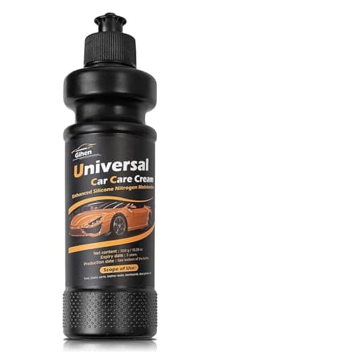 Gihen Plastic Restorer, Trim Restorer for Plastic, Rubber and Vinyl, Auto Detailing Kit, 10.28 oz, with Foam Applicator