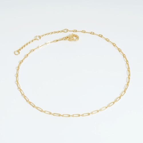 LOYATA Anklet Bracelet 14K Gold Plated Dainty Anklet Chain Waterproof Gold Chain Anklet for Women Cuban Beach Anklet Jewelry Gifts for Women 1 - Thumbnail 6