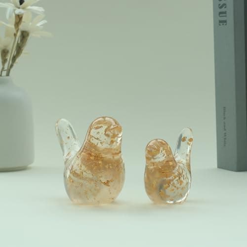 YeseeYe Birds Statues Home Decor Figurine Modern Style Sculpture Decorative Ornaments for Living Room, Bedroom, Office Desktop, Cabinets - Image 1