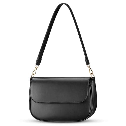 Purse for Women with 2 Removable Straps, Tote Handbag Shoulder Bag, Magnetic Snap & Zipper Closure - Image 1
