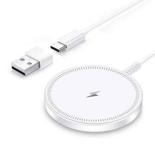 Magnetic Wireless Magsafe Charger iPhone: Charging Pad for iPhone 17/16/15/14/13/12 Series & AirPods Pro 4-2, Strong Magnet, Dual Ports, Case-Friendly, Lightweight for Travel Home Office Desk - Image 1