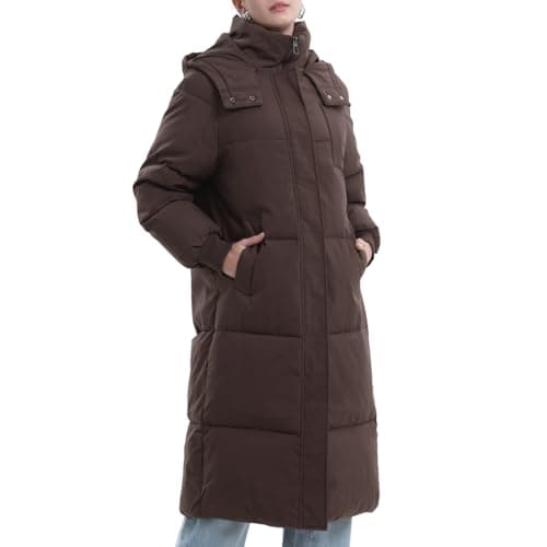 PUFFIT Long Puffer Jacket for Women,2025 Thickened Winter Coat Hooded with Deep Pockets, Ladies Warm Winter Jacket - Image 1