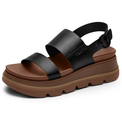 Vilanva Women's platform sandals Black Size 10 - Image 1