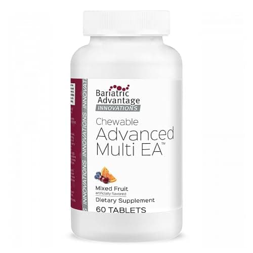 Bariatric Advantage Chewable Advanced Multi EA - High Potency Daily Multivitamin with Iron for Bariatric Surgery Patients - Mixed Fruit Flavor - 60 Count - Image 1