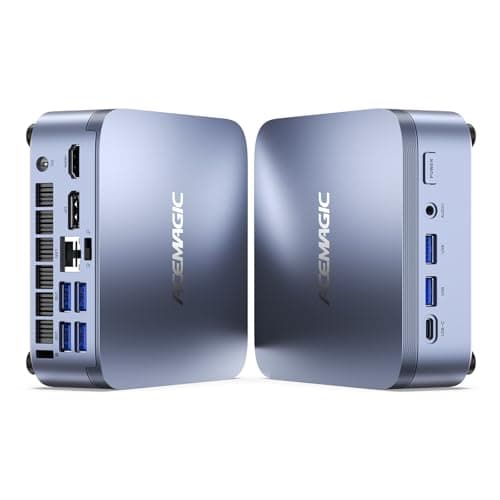 ACEMAGIC M5 Mini PC Intel Core 14500HX Mini Computers, 16GB RAM 512GB SSD, 55W HX-Class Processor 4.9GHz Mini PC Windows 11 Pro Triple 4K HDMI/DP, WiFi 6, Micro Desktop PC for Home Office Business