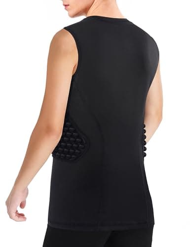 Roadbox Baseball Chest Protector Youth, Padded Compression Shirt Heart Guard Sternum Rib Gear for Football Softball Lacrosse - Thumbnail 3