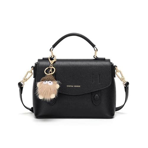 CinvaiKrose Crossbody Bags For Women, Leather Handbags For Women, For Two Carrying Styles With Charms - Image 1