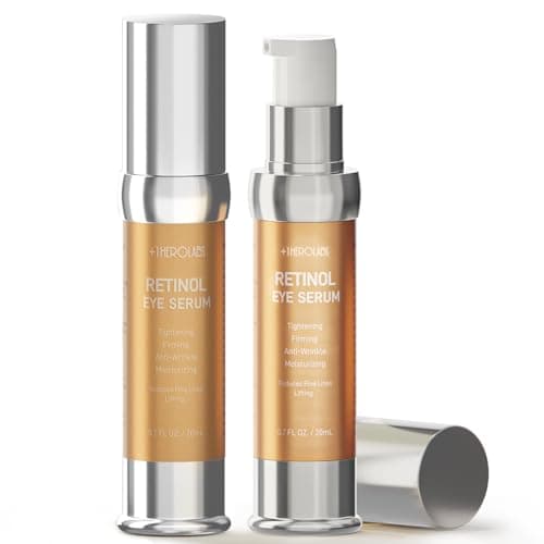 Retinol Eye Cream for Anti-Aging & Wrinkles – Firming, Hydrating & Repairing Eye Serum with Niacinamide, Hyaluronic Acid, Vitamin E & Bifida Ferment Lysate, 0.7 Fl Oz (Pack of 2) - Image 1