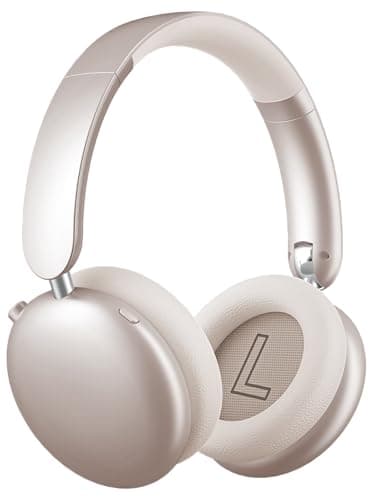 Wentronic Y06 Noise Cancelling Headphones,58H Playtime and 5 EQ Music Modes Wireless Over Ear Bluetooth Headphones with Microphone,Lossless Audio,Multipoint Connection,Foldable,Lightweight,Starlight - Image 1
