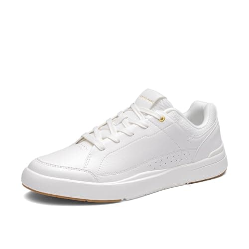 Bruno Marc Men's Lightweight Non Slip Casual Dress Fashion Sneakers Tennis Shoes Breathable Comfortable Shoes,Size 9.5,White,SBFN26015M - Image 1