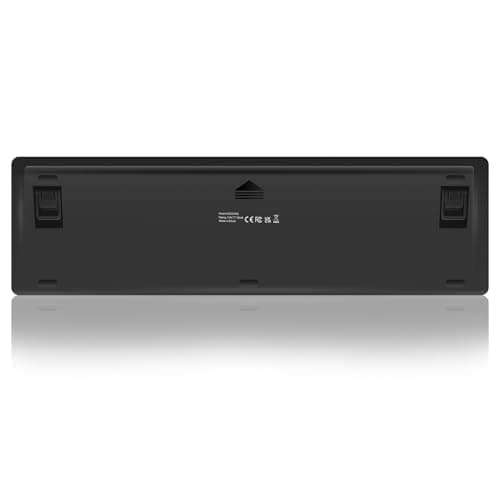 CITLLA Wireless Bluetooth Keyboard, Support Multi Device Switching, Full Size, Scissor-Switch Keys Silent Design for Computer, Laptop, MacBook and iPad - Thumbnail 6
