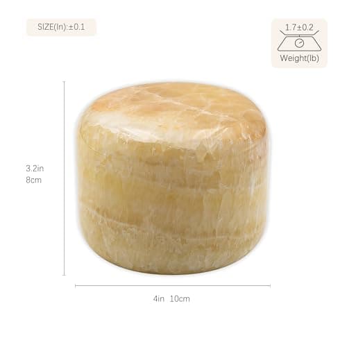 Marble Lamp Night Light Touch Bedside Table Lamp for Bedroom,Type-C Rechargeable Small Desk Bedside Small Lamps,Eye Caring Dimmable LED Ambient lamp (Amber Jade) - Thumbnail 4