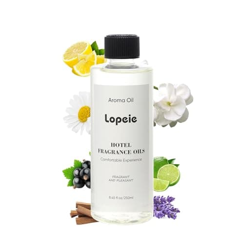 Lopeie Hotel Diffuser Oil Inspired by Luxury Hotel Scent, Premium Fragrance Oil, Essential Oil Blends with Lemon, Lavender Notes for Ultrasonic Diffusers, Waterless Diffusers & DIY Crafts – 250 mL - Image 1