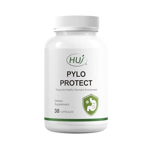 HUJ Pylo Protect - Lactobacillus Reuteri Supplement - Supports Healthy Stomach Environment - 30 Capsules - Image 1