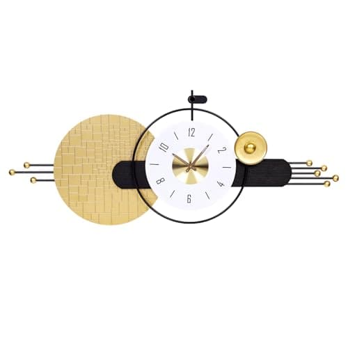 AXAORIRA 47x19 Inches Modern Large Wall Clock Battery Operated Silent, Non-Ticking Quartz Decorative Analog Clocks for Living Room, Bedroom, Hallway - Ideal Gift for Home Decor Lovers - Image 1