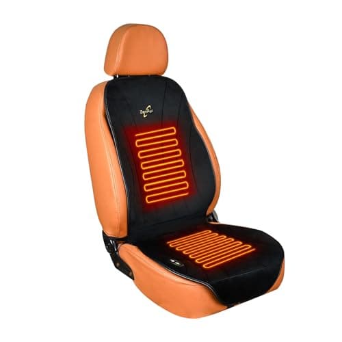 ZenRui Car Seat Cushion, Soft Velour Material for Enhanced Comfort, Universal Driver's Seat Fit for Sedans/SUVs/Trucks/Vans