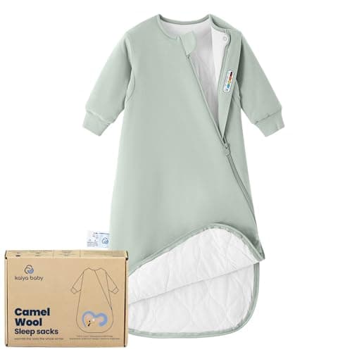 kaiya baby Unisex Sleeping Bag for Toddlers 3.5 Tog Sleep Sack 6-18 Months, Long Sleeve Sleep Sack, Wearable Blanket, One Piece with Sleeves
