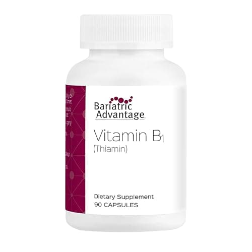 Bariatric Advantage Vitamin B1 Thiamin - 100 mg Thiamin Mononitrate - Easy Digest - Designed for Bariatric Patients - Supports Energy Production* - 90 Count - Image 1