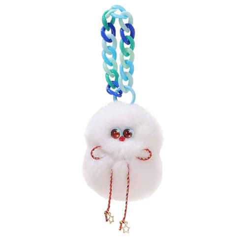 Jekvill Plush Snowman cute keychain,Can be used as purse charms,keychains for backpacks,bag charms for handbags,Christmas and Halloween Gifts - Image 1