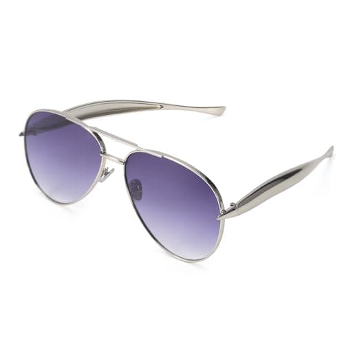 SODQW Gold Aviator Sunglasses for Women Men Trendy Designer Metal Sun Glasses with UV400 Metal Frame Ladies Shades - Image 1