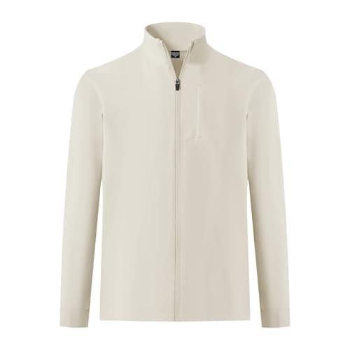 MAELREG Men's Lightweight Softshell Jackets Stand Collar Windbreaker Full Zip Up Coat with Pockets Outdoor Casual - Image 1