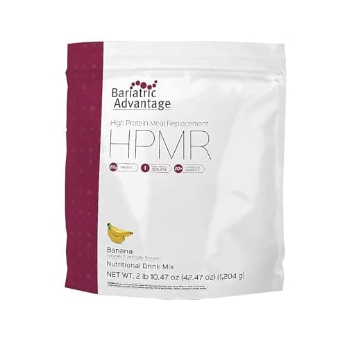 Bariatric Advantage High Protein Meal Replacement Drink Mix - Protein Powder Whey Isolate for Gastric Bypass & Sleeve Gastrectomy Patients - 28 Servings with 27 g Protein - Banana - 43.46 oz - Image 1