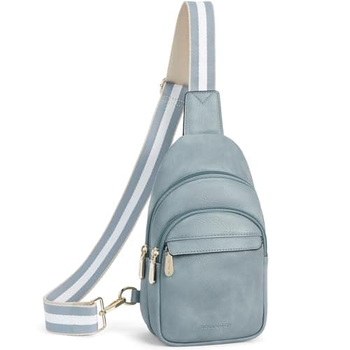 BOSTANTEN Small Sling Bag for Women Leather Crossbody Bags Fanny Pack Chest Bag for Travel - Image 1