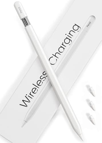 Aplfan Pencil USB-C for iPad(2018-2025): Magnetic Wireless Charging- Only for iPad Pro 11"(1-4th), 12.9"(3-6th), Air(4/5th), Mini 6. Slide-Switch, Hidden-Port Stylus with Tilt Control & Palm Rejection - Image 1