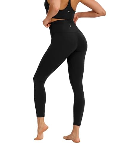 MXYMXY 25" High Waist Yoga Pants for Women – Quick Dry Sculpting Leggings Tummy Control Squat Proof Hidden Pocket for Running Black