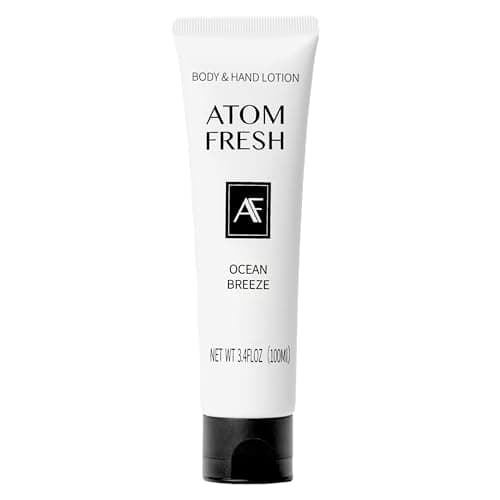 Atom Fresh Hand Cream for Women, Ocean Breeze | Deep Repair Hand Lotion with Ceramides & Niacinamide | Strengthens Skin Barrier & Soothes Dry, Sensitive Hands | Fast-Absorbing, Vegan (3.4 fl oz) - Image 1