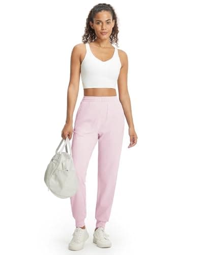 M MAELREG Womens Joggers Sweatpants Stretchy Soft Golf Pants with Inner Drawstring for Work Travel Casual Hiking Light Purple - Thumbnail 6