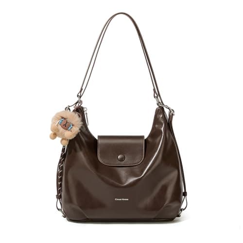 CinvaiKrose Shoulder Bag Women Leather Tote Bag Aesthetic Messenger Bag Cute Backpack Hobo Bag for Work - Image 1