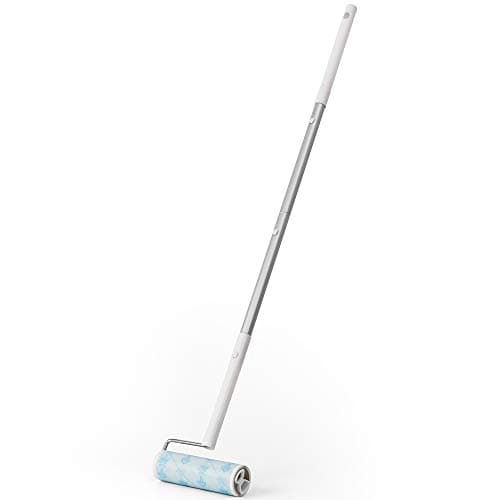 UNIKON 802 Lint Roller Sticky Roller Pet Hair Roller, Long Handle Sticky Mop With 4-Foot Extendable Handle 30 Sheets Roller - Image 1