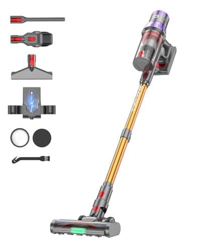 Dsoope YU7 Max Cordless Vacuum Cleaner 600W 70Min 55kPa Powerful Suction Stick Vacuum, Anti-Tangle, Touch Screen, Self-Standing Lightweight Wireless Vac for Home Pet Hair Carpet Hard Floors - Image 1