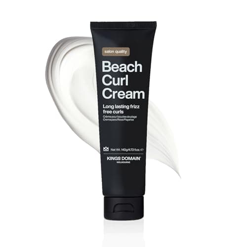 Kings Domain Melbourne Beach Curl Cream | Lightweight Flexible Hold Curl Definer | Anti-Frizz Cream for Long-Lasting Natural Curls - Image 1