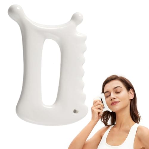 InfiniteRelax Advanced Ceramic Gua Sha Facial Tool, Skin Care for Women Men, Face Body Korean 괄사 Guasha Massage Tool Gift for Mom - Image 1