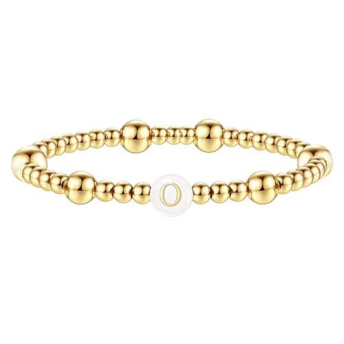 Sistble Mothers Day Gifts Stocking Stuffers for Teens, Bracelets for Women Teen Gifts Enewton Bracelets for Women Dainty O Initial Bracelet E Newton Sister Birthday Gift for Her Jewelry - Image 1