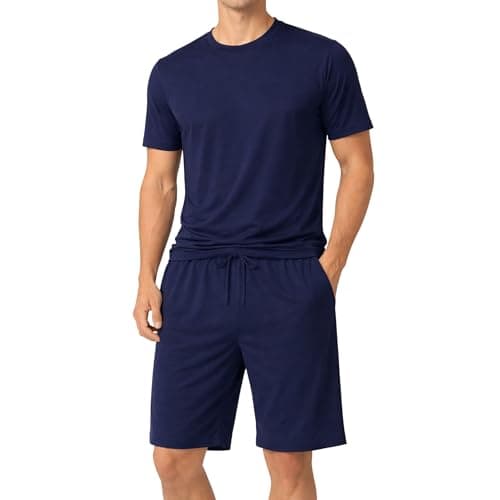 #followme Men’s Polyspandex Pajamas Set RL-44958-NVY-2XL - Image 1