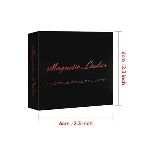 Magnetic Eyelashes, Waterproof Magnetic Eyelashes Kit - 4 Pairs Reusable, Natural False Lashes with No Glue or Eyeliner Needed, Ultra-Lightweight & Comfortable - Thumbnail 5