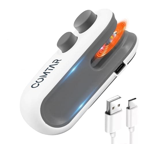 2in1 Mini Bag Sealer With Cutter And Magnet- Heat Seal & Cutter, Portable Handheld Chip Bag Sealer for Snacks, Candies & Food Storage (White, 1 PACK) - Image 1