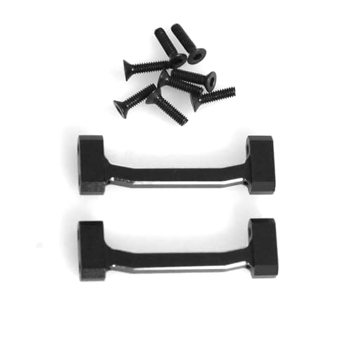 Aluminum Chassis Cross Brace Upper for Losi 1/18 Mini LMT 4X4 Brushed Monster Truck，Replacement for Losi - LOS211047 Upgrade Part Cross Brace Upper for Losi-LOS01026 1/18 Mini LMT Monster (Black) - Image 1