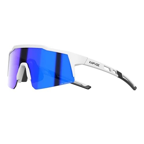 KAPVOE Youth Polarized Sports Sunglasses Kids Baseball Softball Cycling Glasses UV400 Protection for Boys Girls Age 6-12 - Image 1