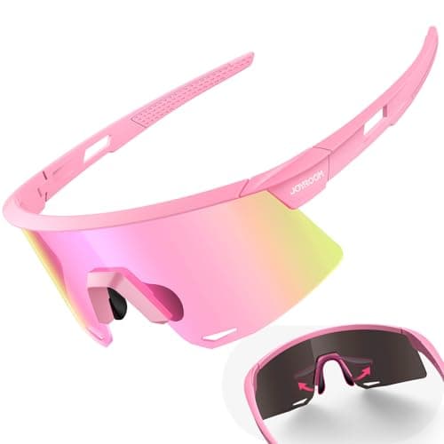 JOYROOM Sunglasses [99.9% UV400 Protection] [Adjustable Nose Pads& Temples] [Anti-Fog Vents] Running Sports Polarized Sunglass HD Glasses for Men Women Wrap Around TR90 Sun Glasses for Cycling Fishing - Image 1