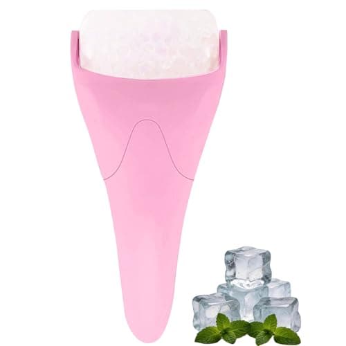 Ice Roller for Face, Face Roller-Cold Massage Stick for Cooling and Calming Puffiness Wrinkles Fine Lines - Skin Care Tools- Self Care Gifts for Women Men (Light Pink) - Image 1